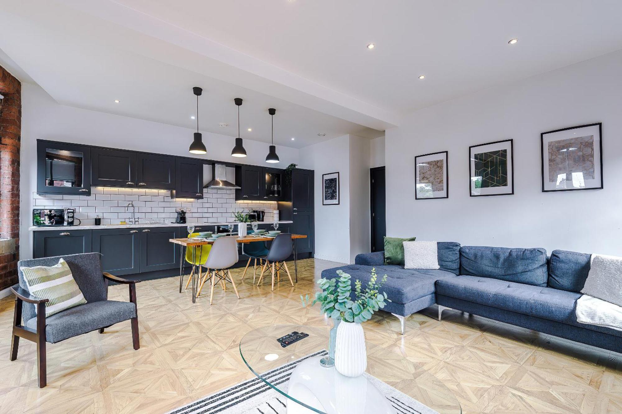 לידס Luxury 2 King Beds In City Centre חדר תמונה